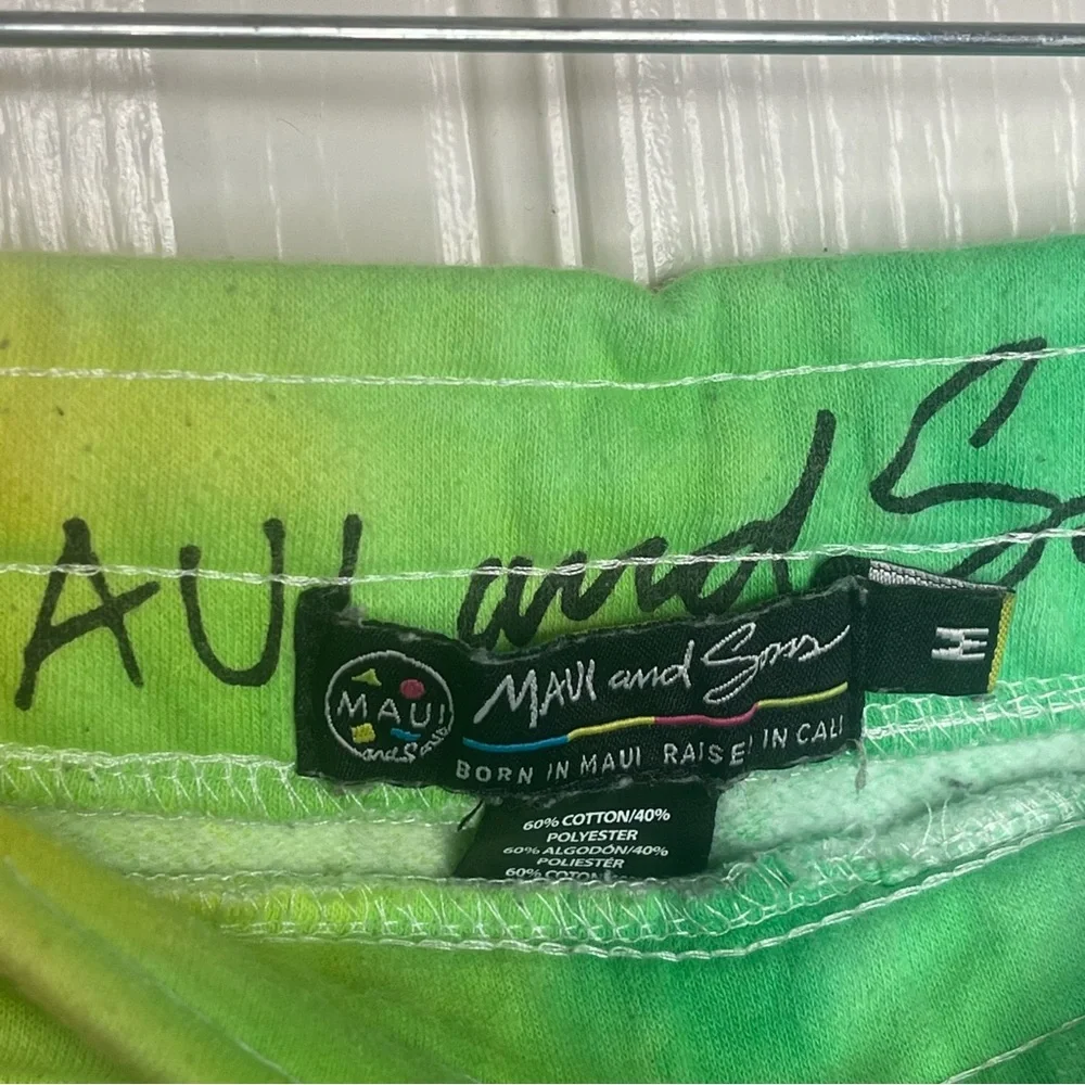 Maui And Sons Tie Dye Sweat Shorts Sz M